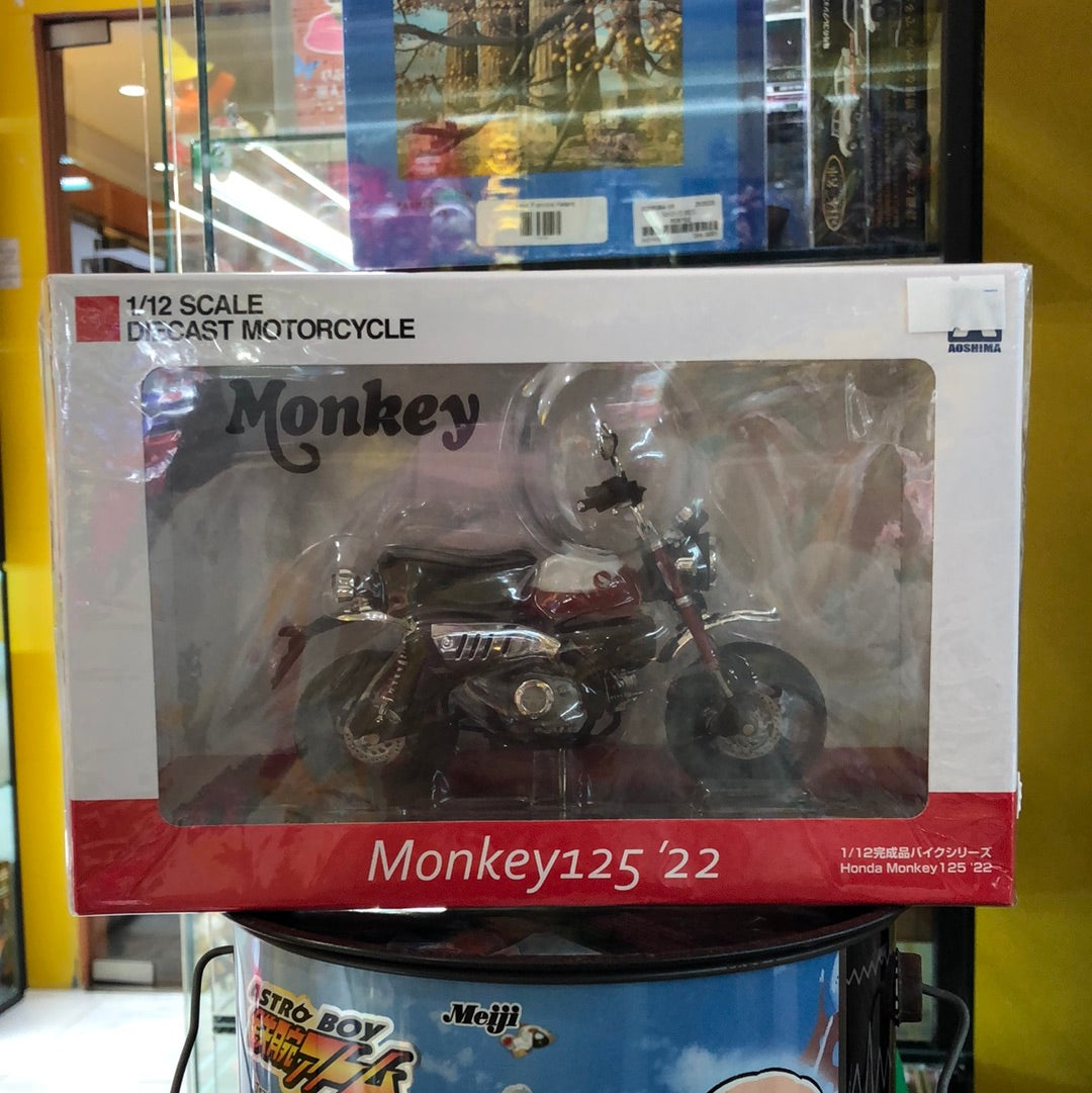 Aoshima Honda Monkey125’22 (1/12scale) Diecast Motorcycle