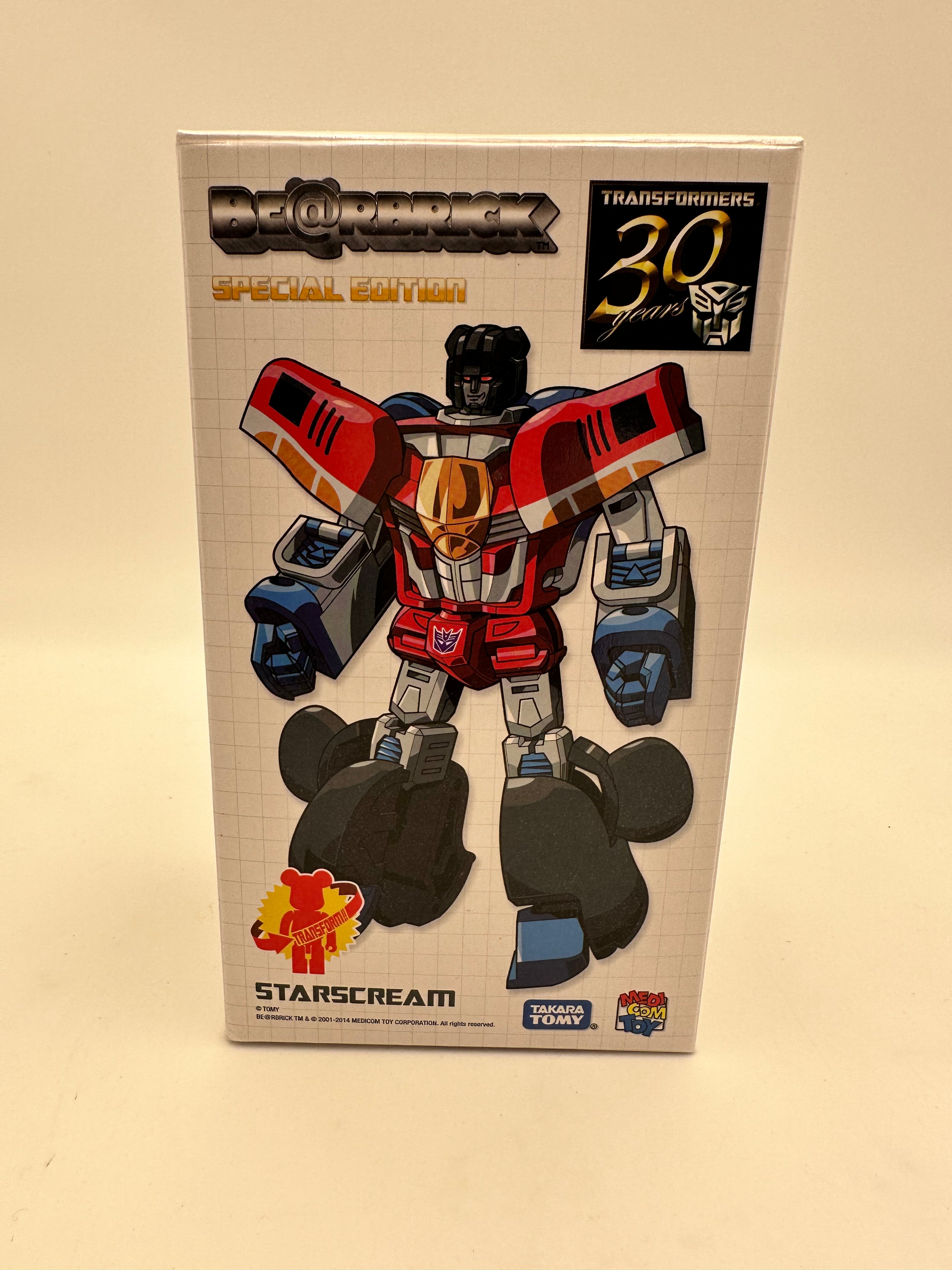 30th anniversary bear brick x transformers starscream