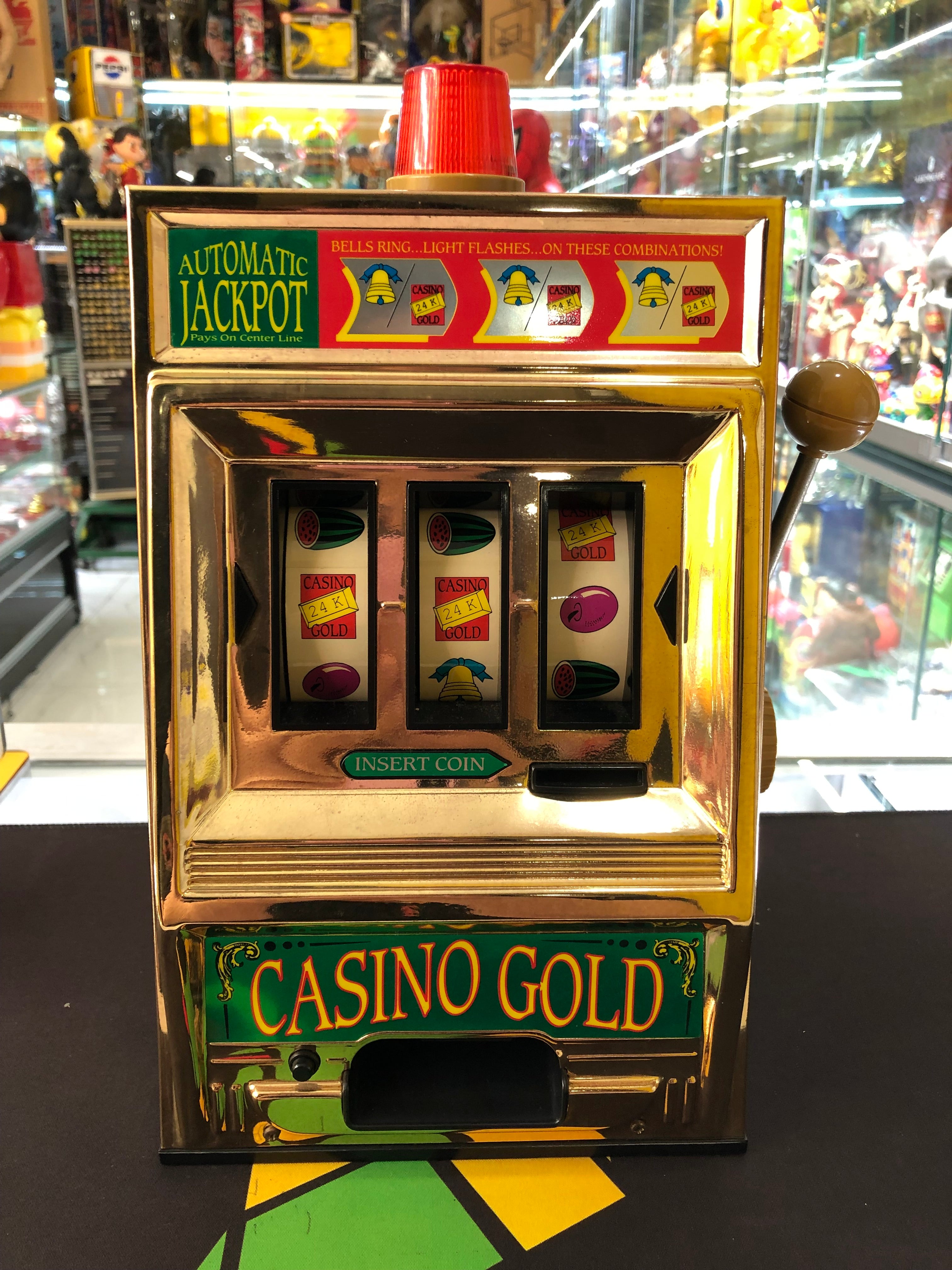 Vintage waco casino gold slot machine