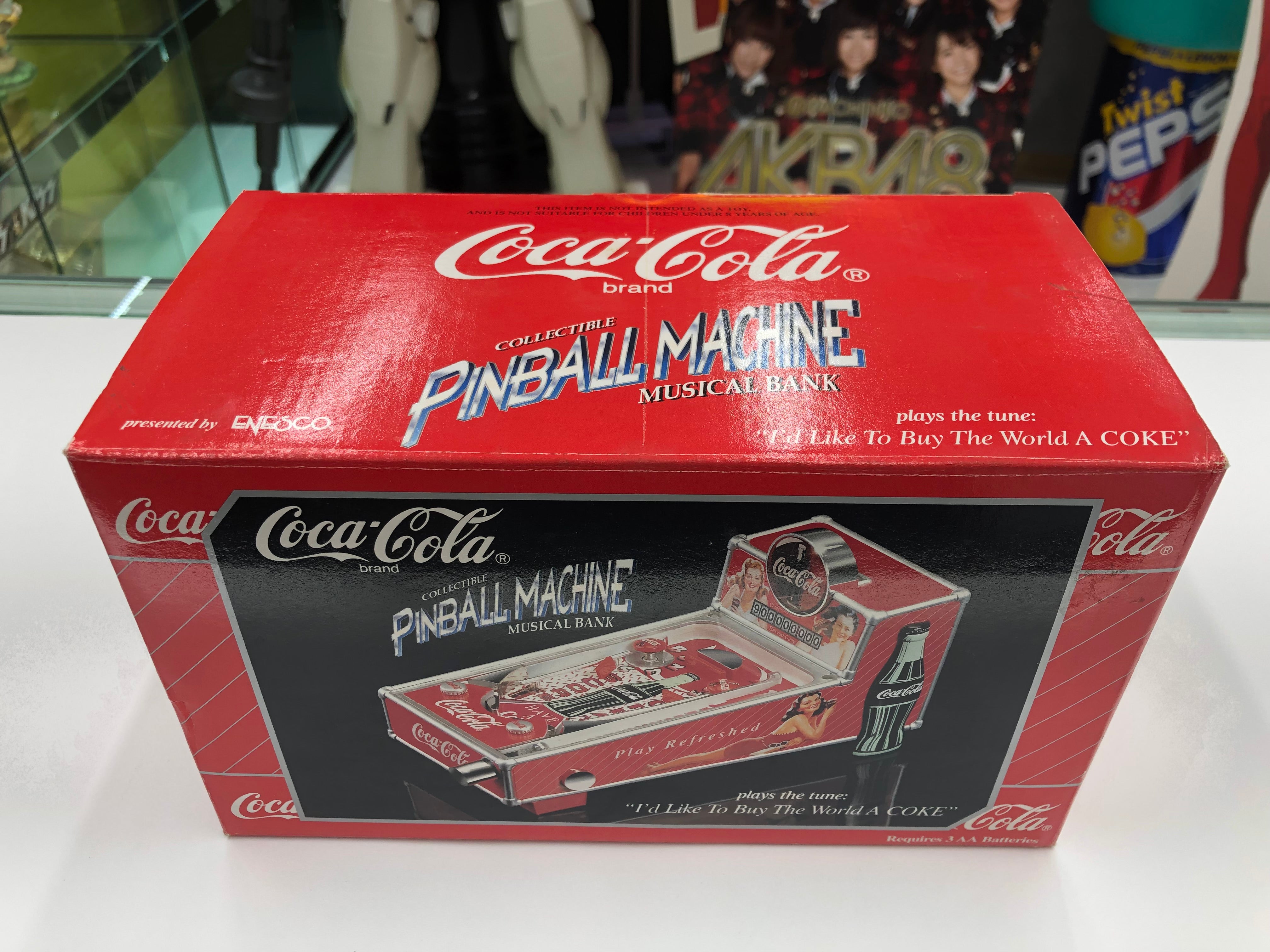 Coca-cola Pinball Machine Musical Bank