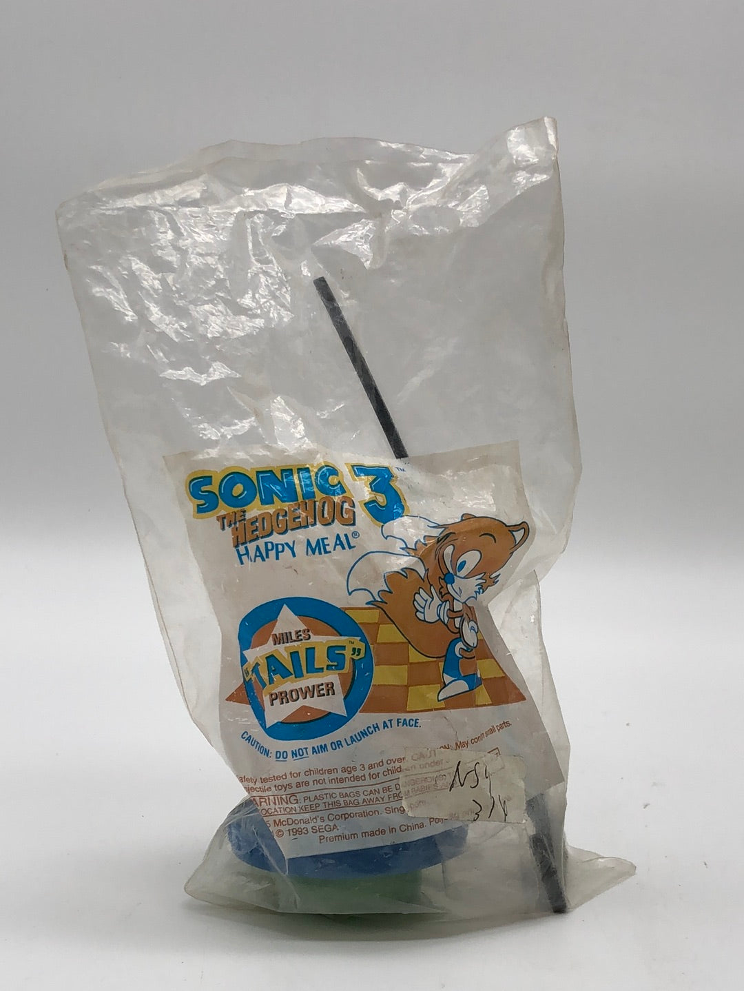 Sonic 3 The Hedgehog Happy meal