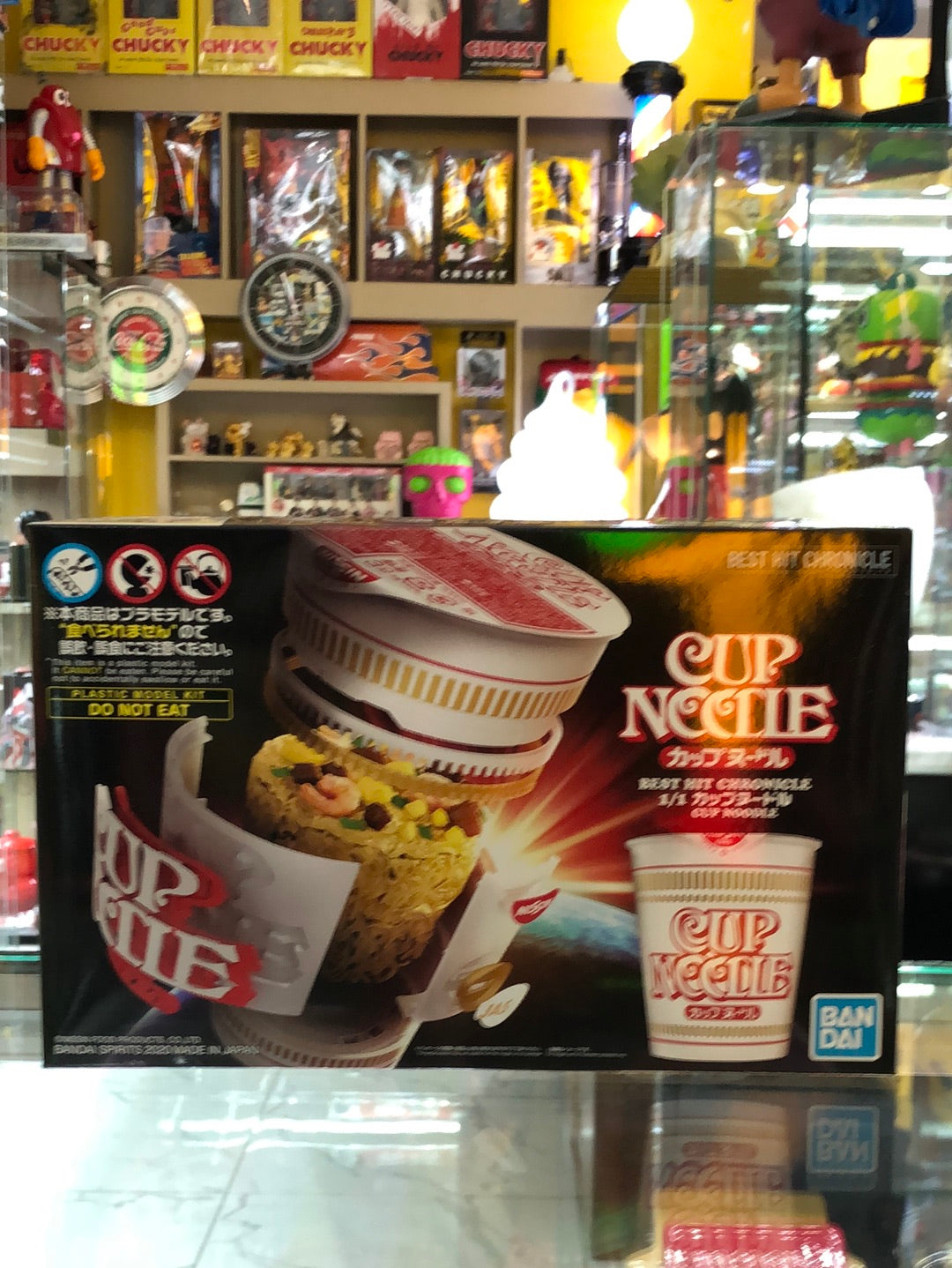 Bandai best hit chronicle Cup noodles 1/1 colored plastic model kit