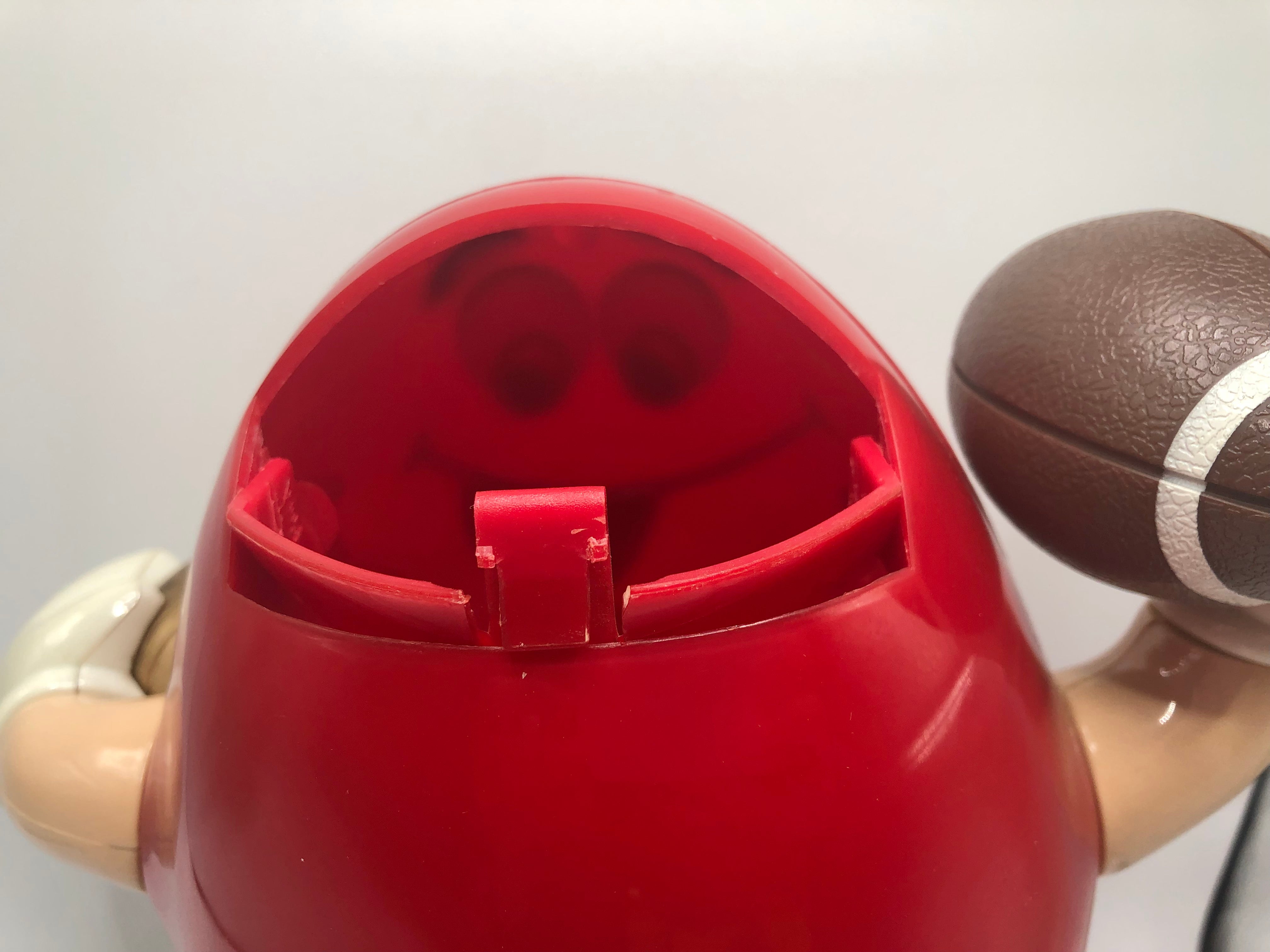 M&M’s Red Football Player Chocolate Dispenser