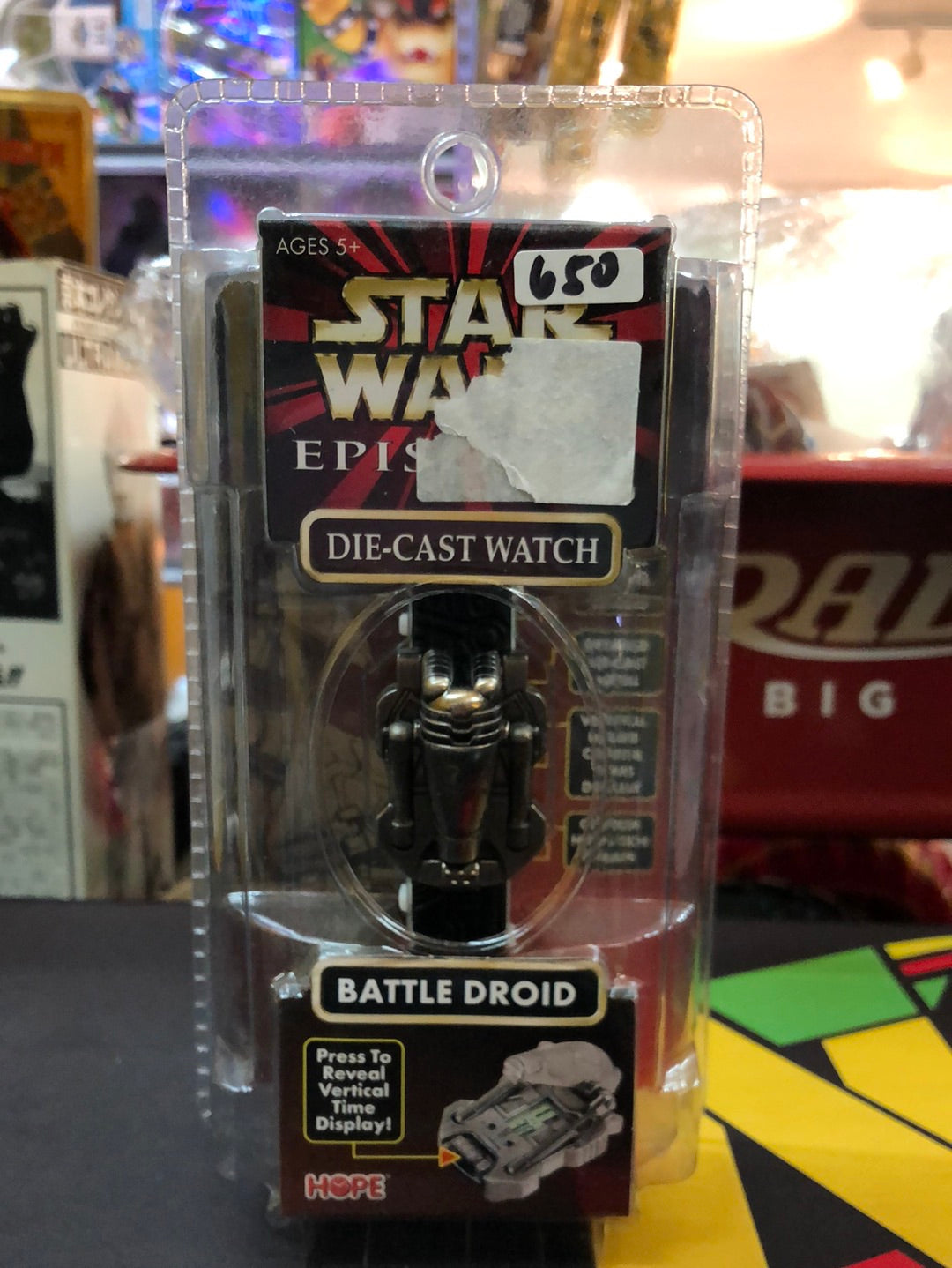 Star wars Die cast Watch Battle Droid