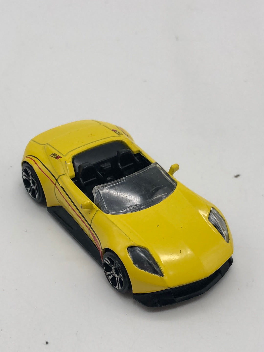 Yellow Lamborghini convertible