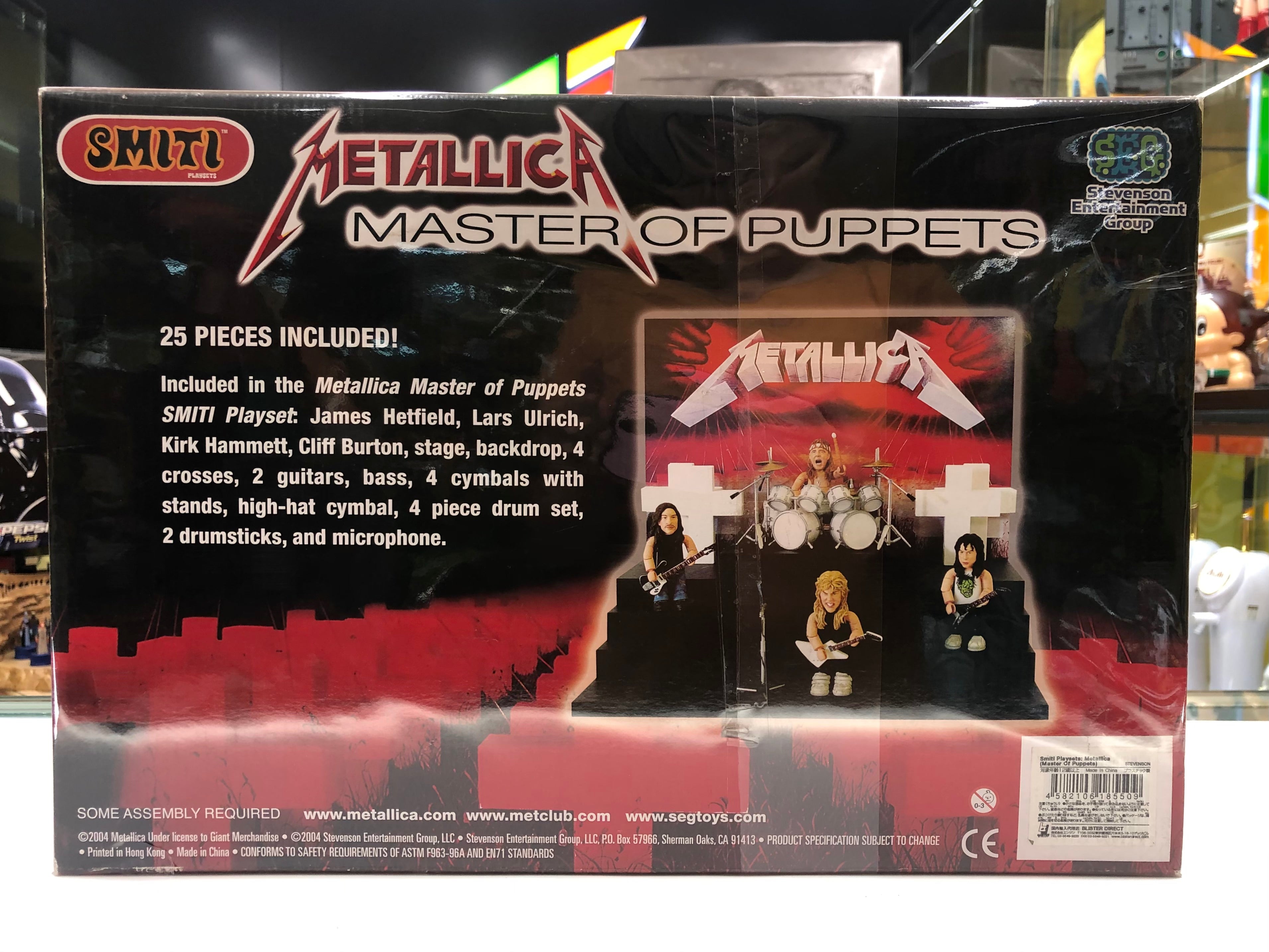 Metallica Master of Puppets Smiti Playset 2004 Stevenson Entertainment Group