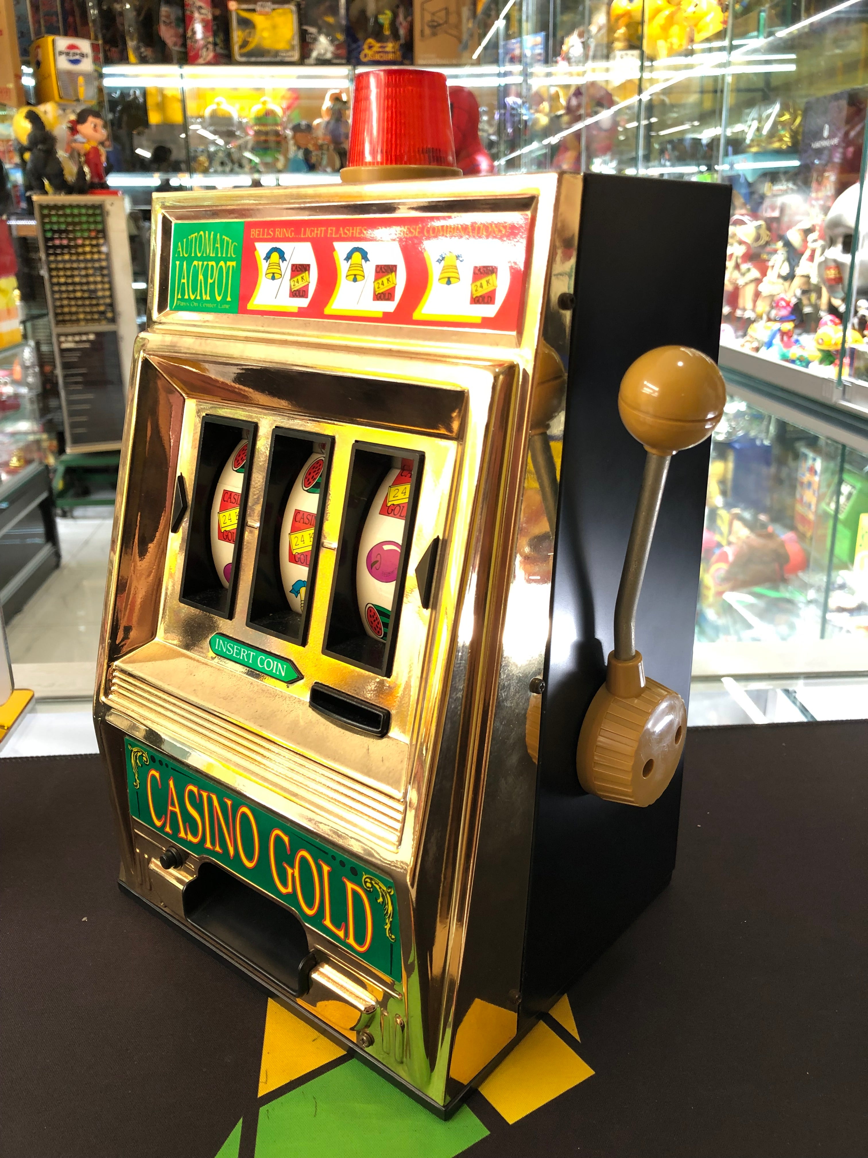 Vintage waco casino gold slot machine