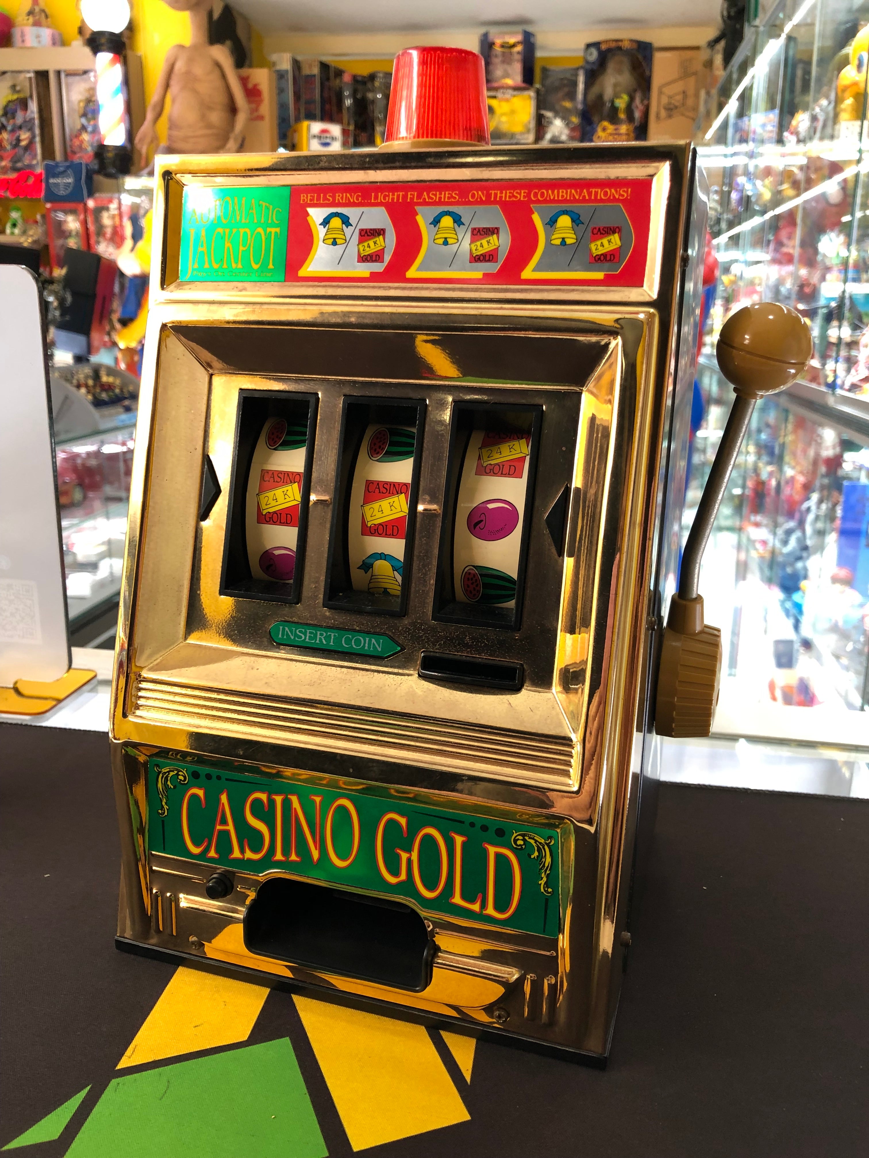 Vintage waco casino gold slot machine