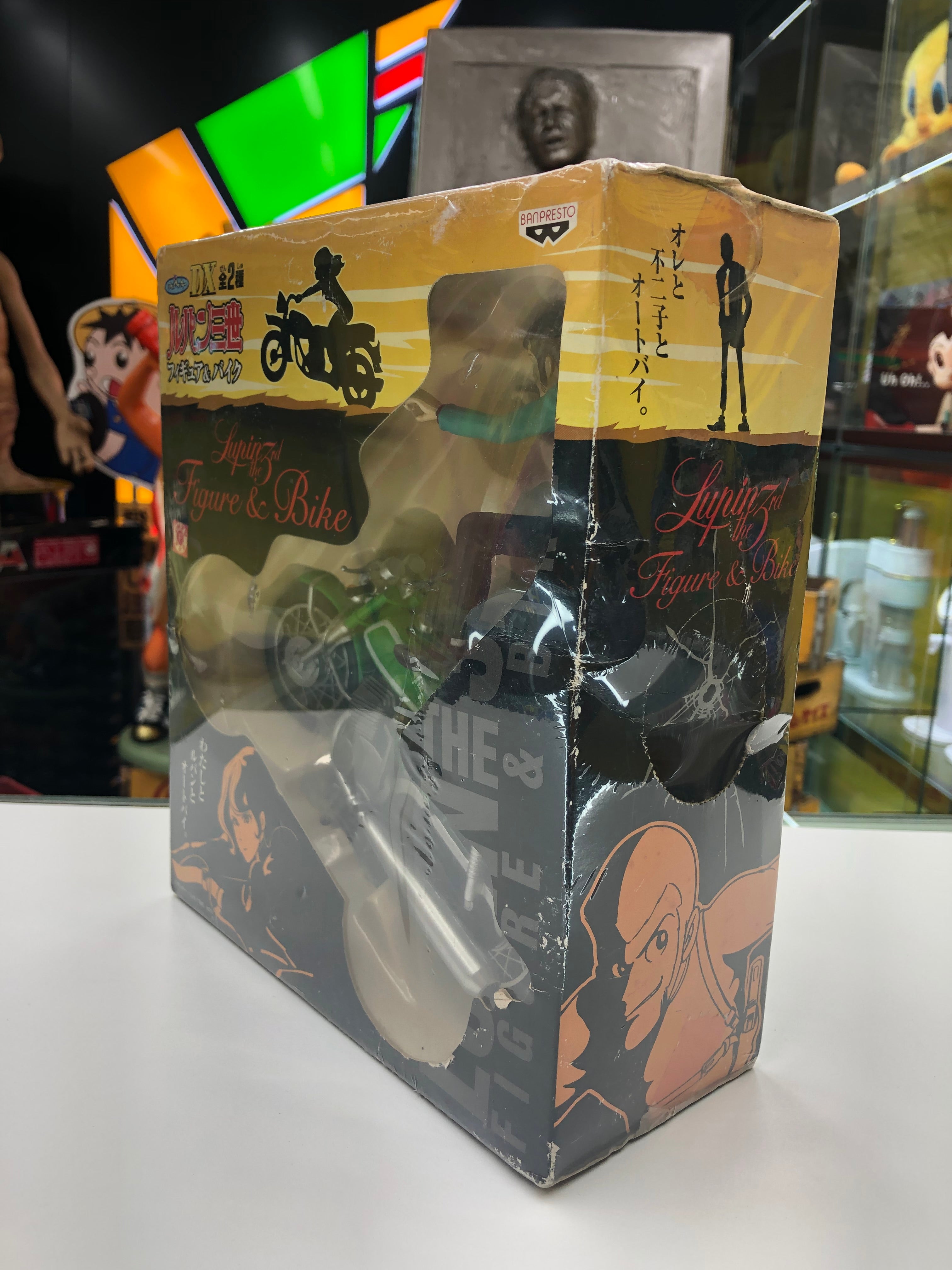 Lupin the Third DX Figure and Bike 2002 Banpresto