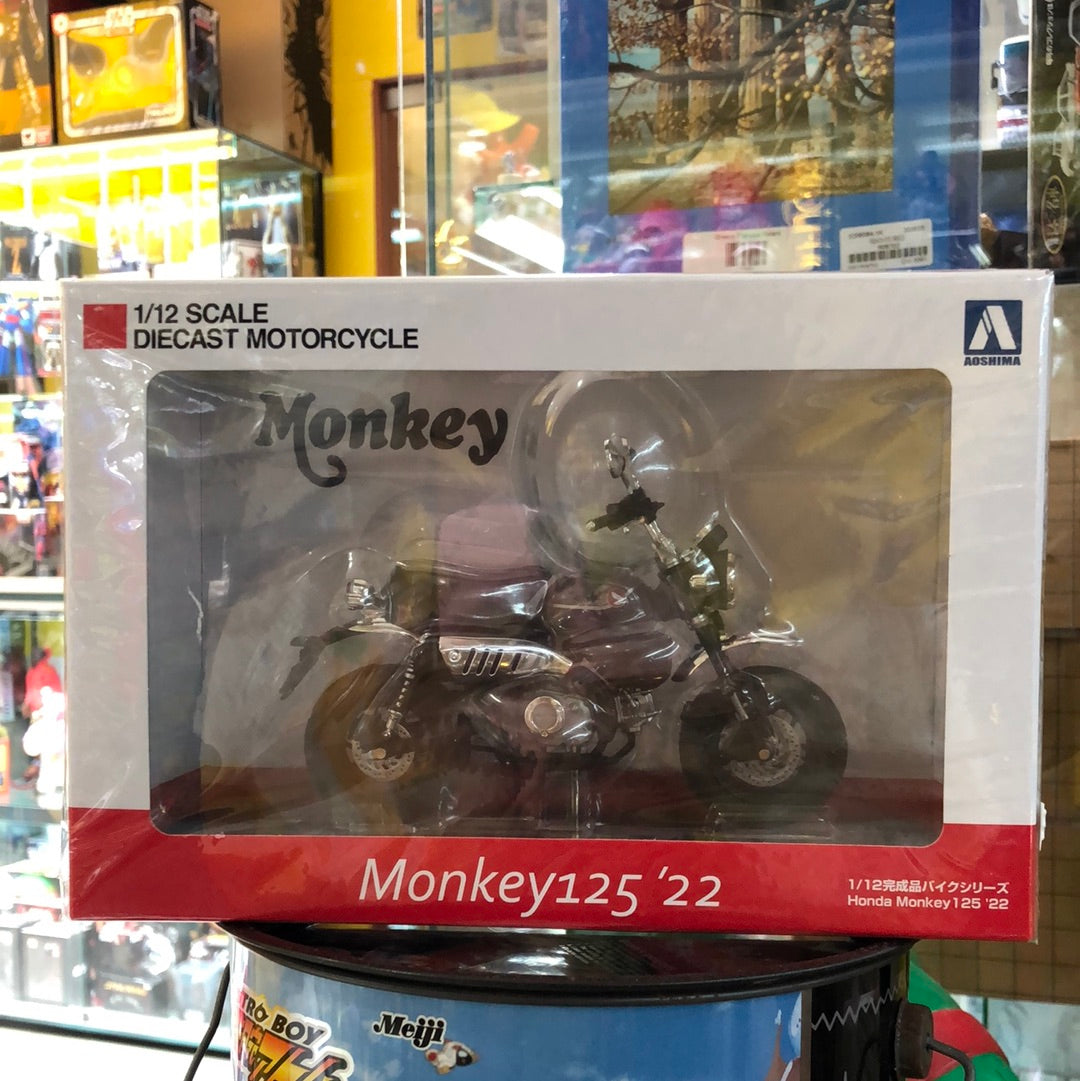 Aoshima Honda Monkey125’22 (1/12scale) Diecast Motorcycle