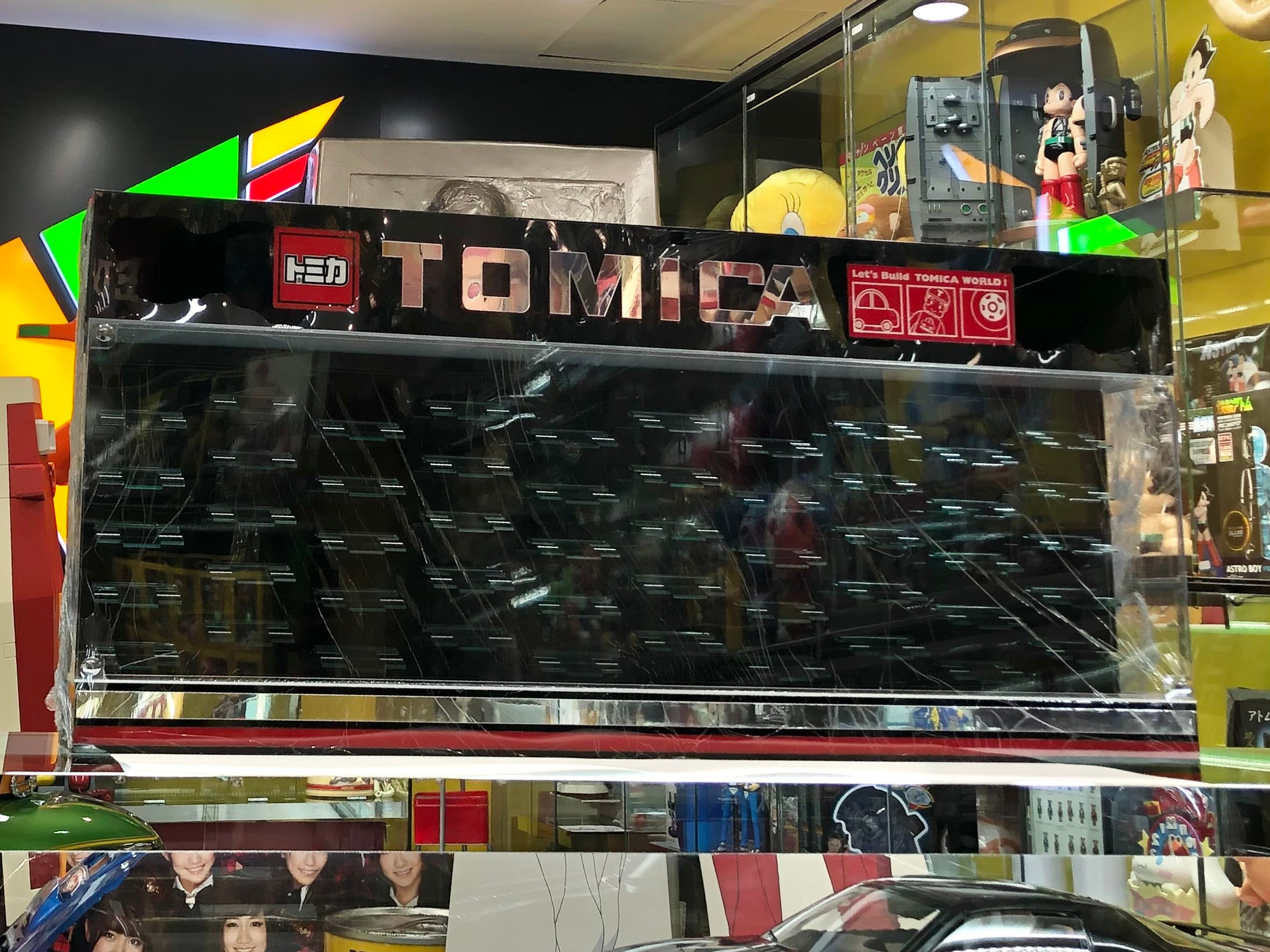 Tomica LED Acrylic Wall Mounted Display Case (50 Slots)