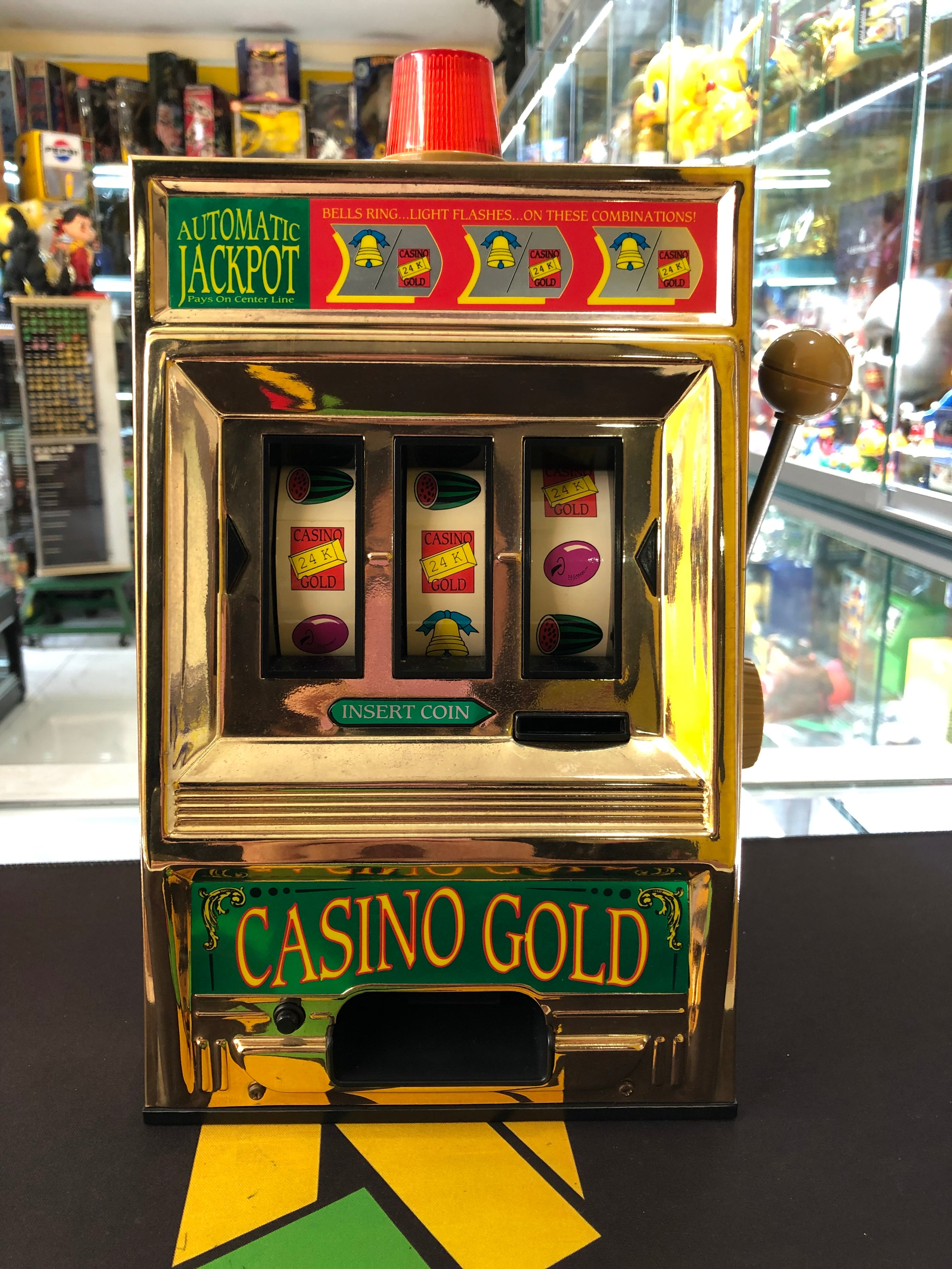 Vintage waco casino gold slot machine