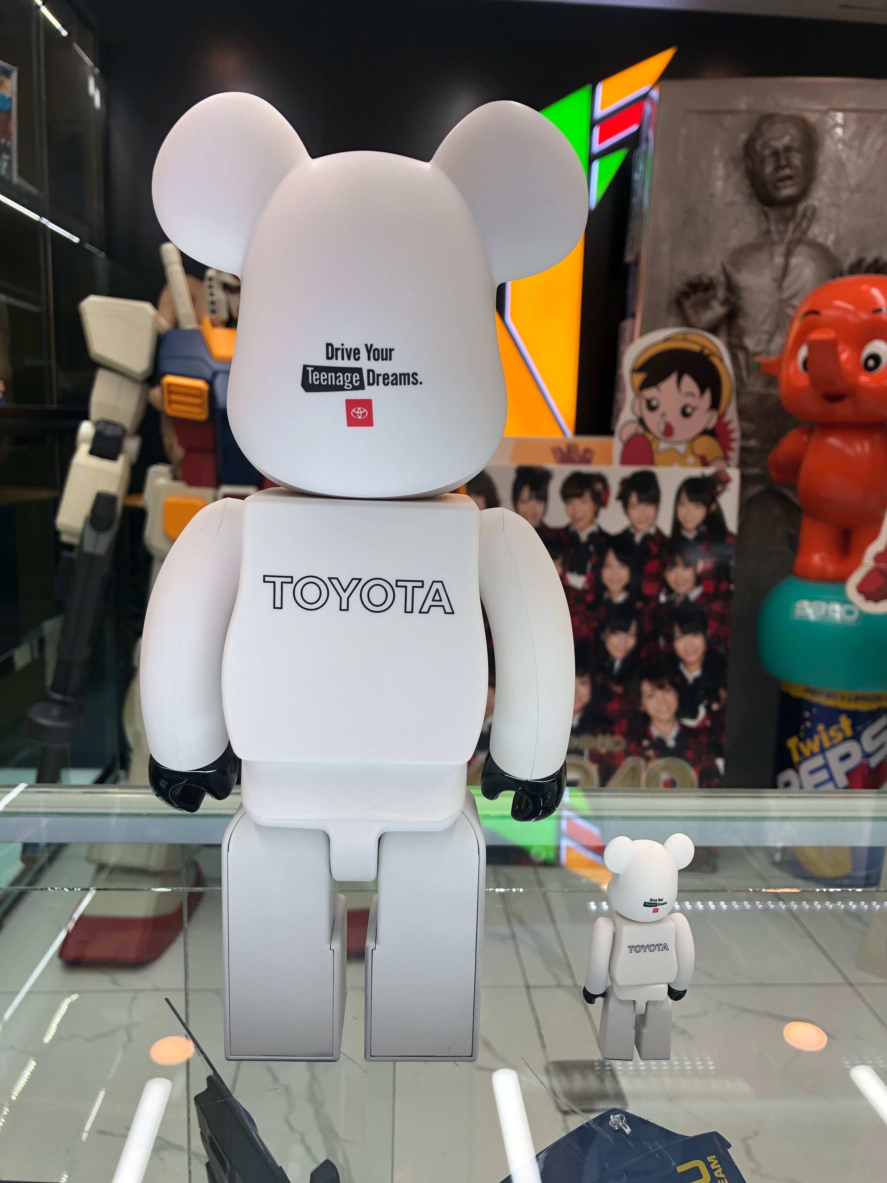 Toyota Bearbrick 100% and 400% Drive Your Teenage Dreams