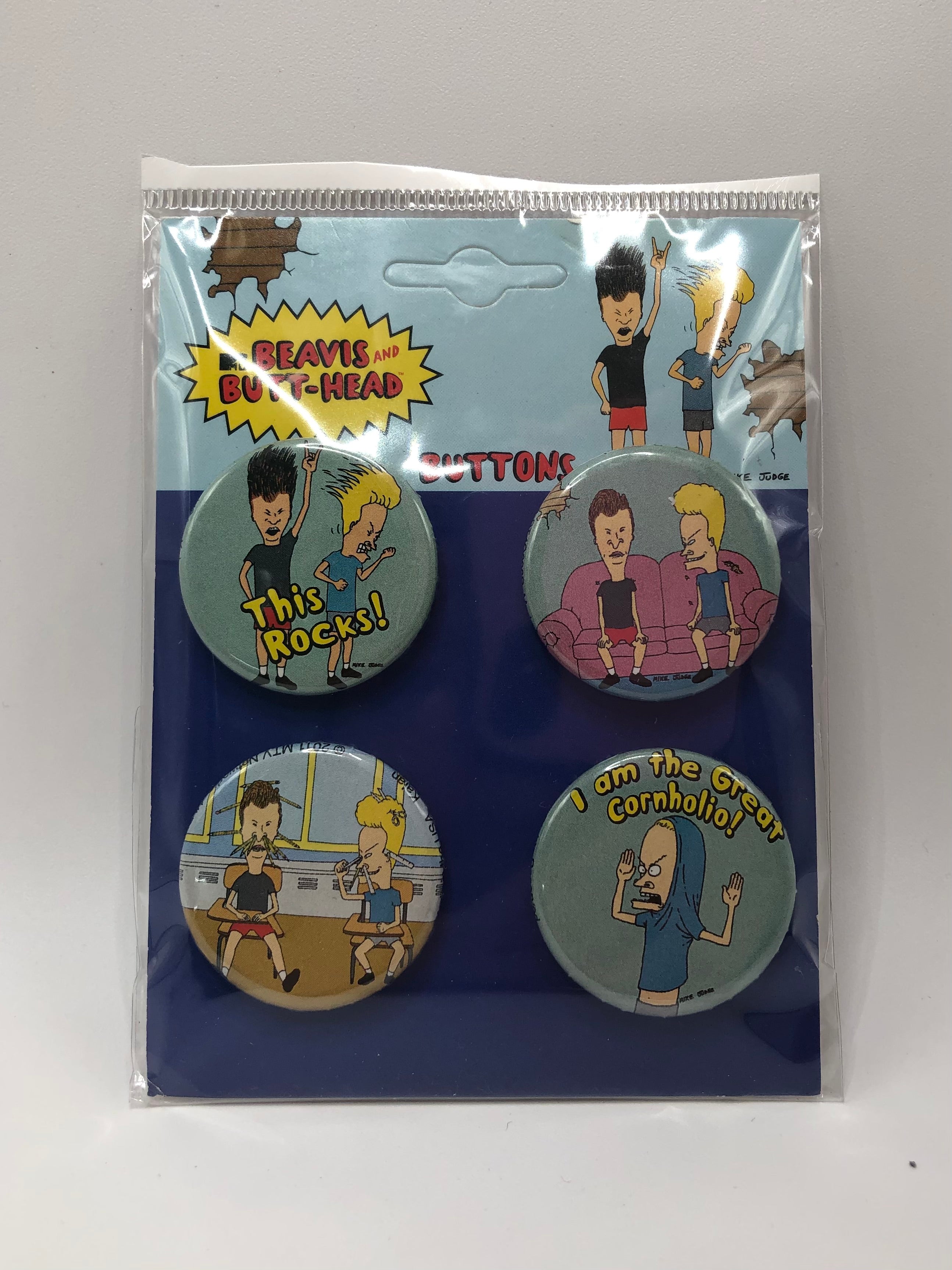 Beavis and Butt Head Buttons 2011 MTV