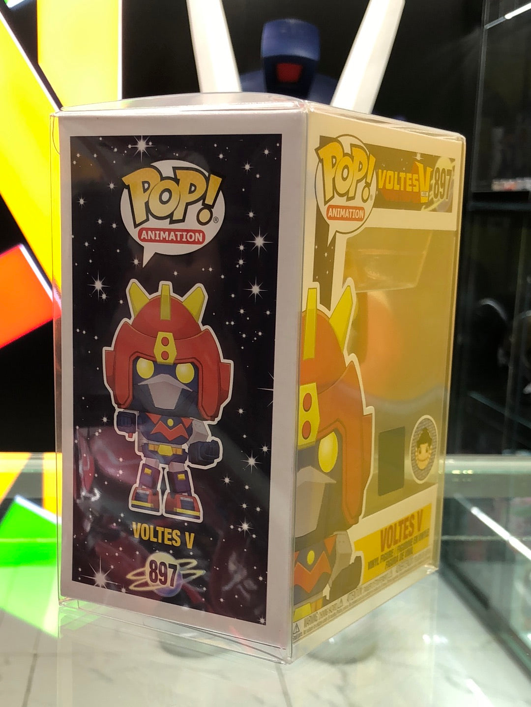 Voltes V funko Pop with boss protector