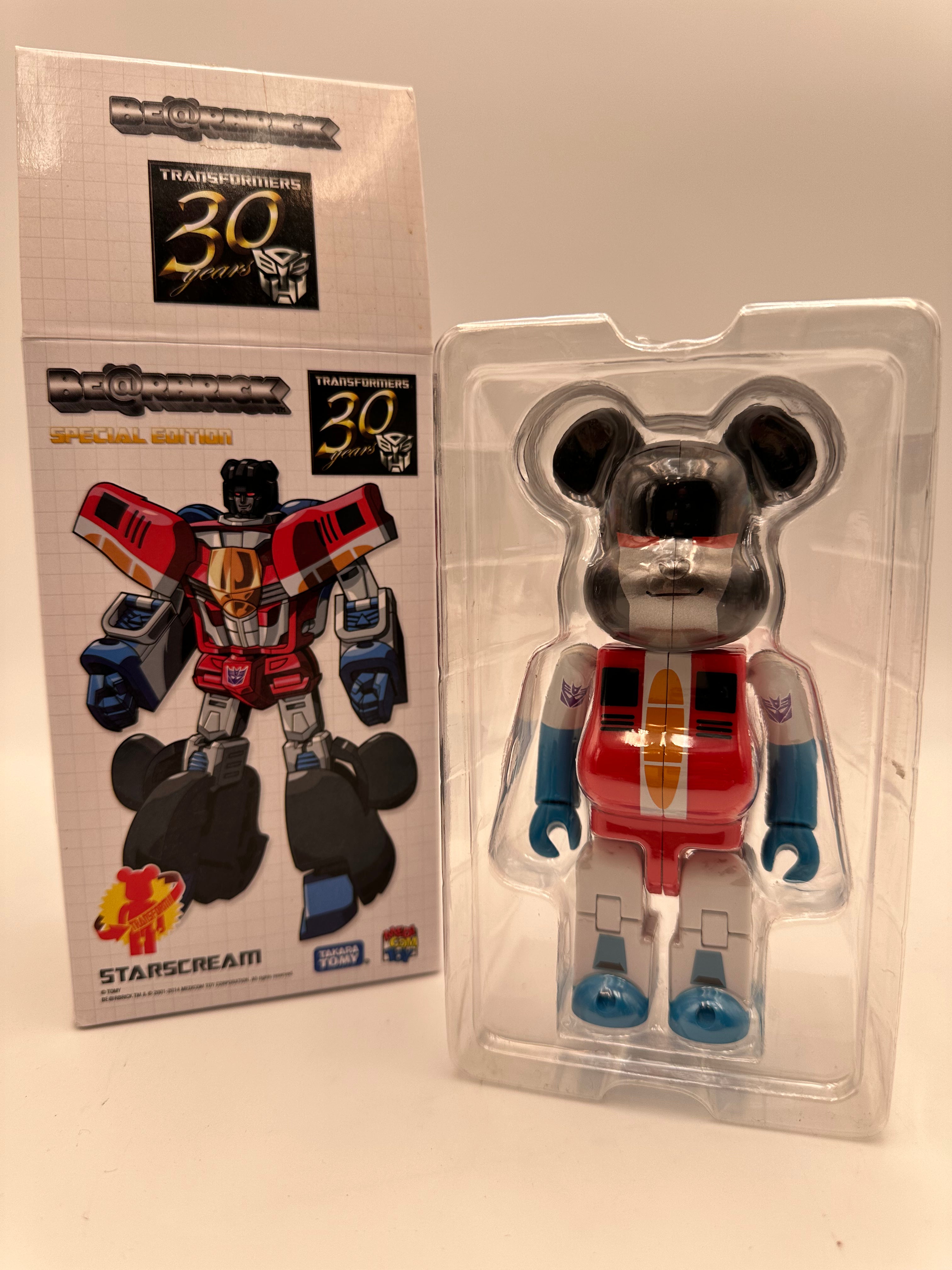 30th anniversary bear brick x transformers starscream