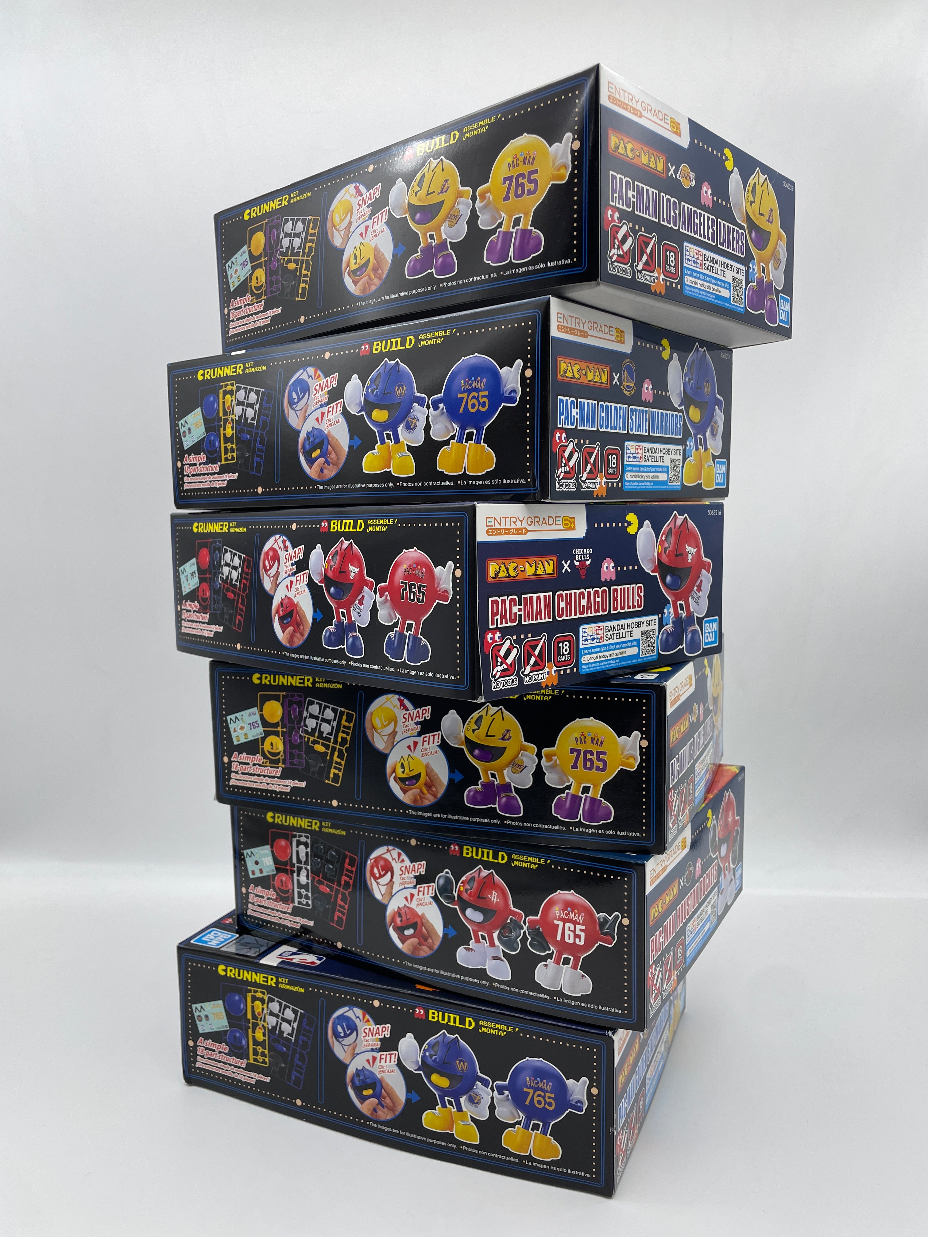 PAC-MAN x NBA (set of 8)