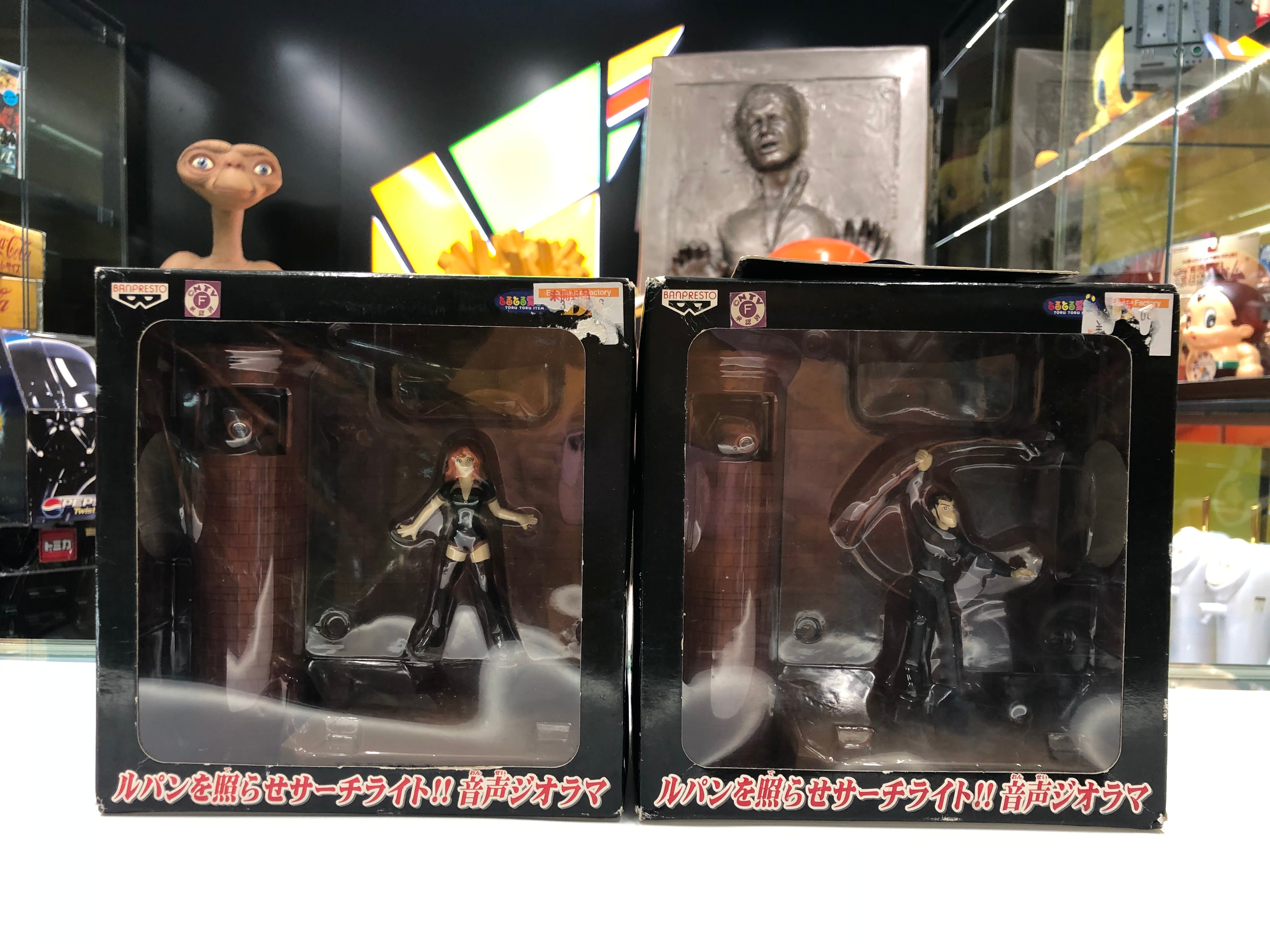 Lupin the Third and Fujiko Mine DX Figure Search Light for Lupin Audio Diorama Set