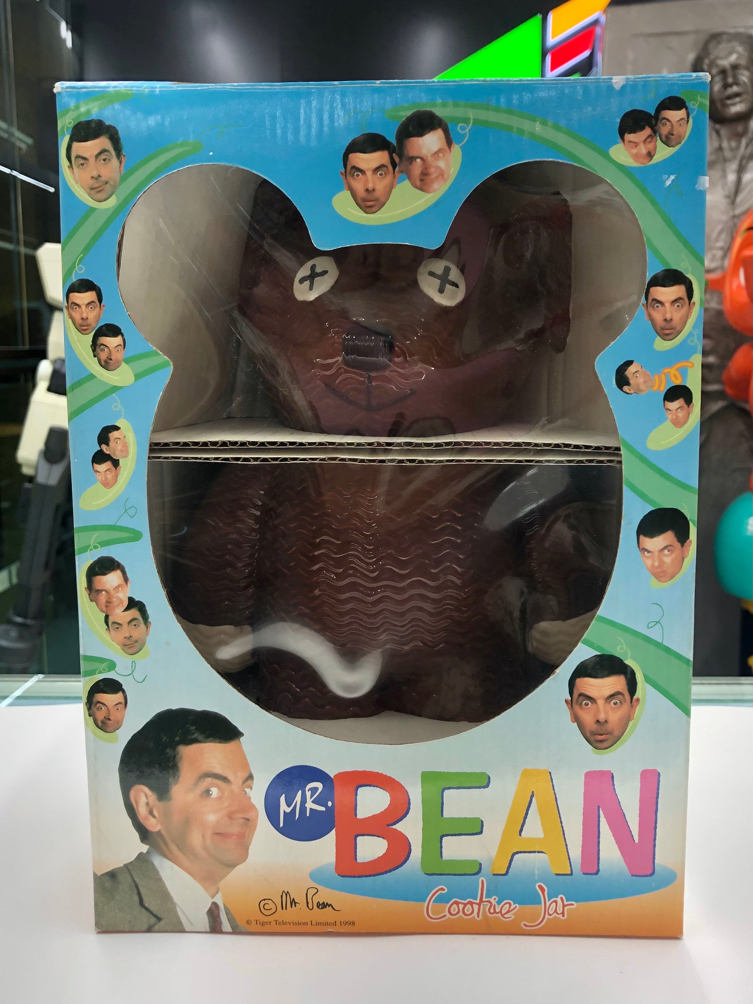 Mr Bean Teddy Ceramic Cookie Jar 1998 Tiger Television