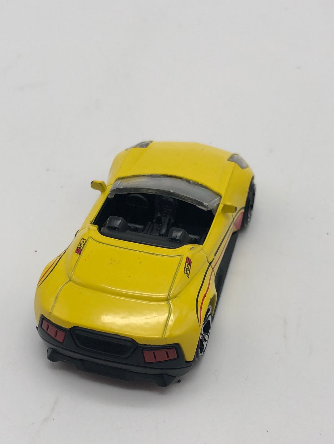 Yellow Lamborghini convertible