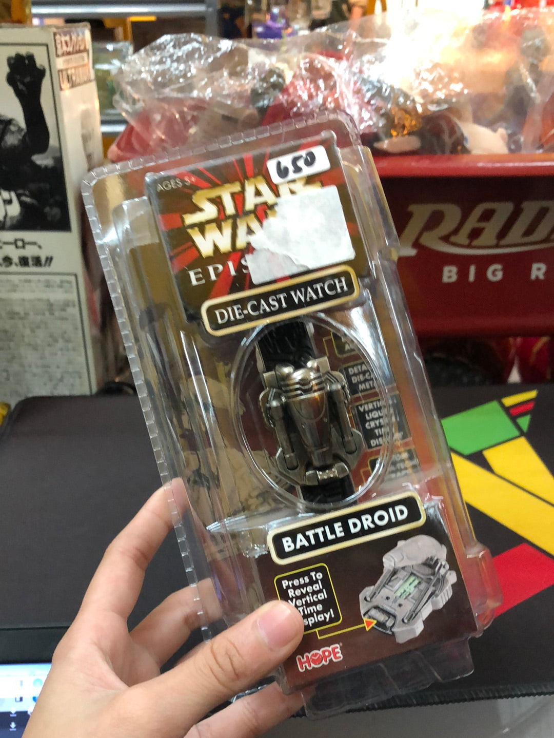 Star wars Die cast Watch Battle Droid