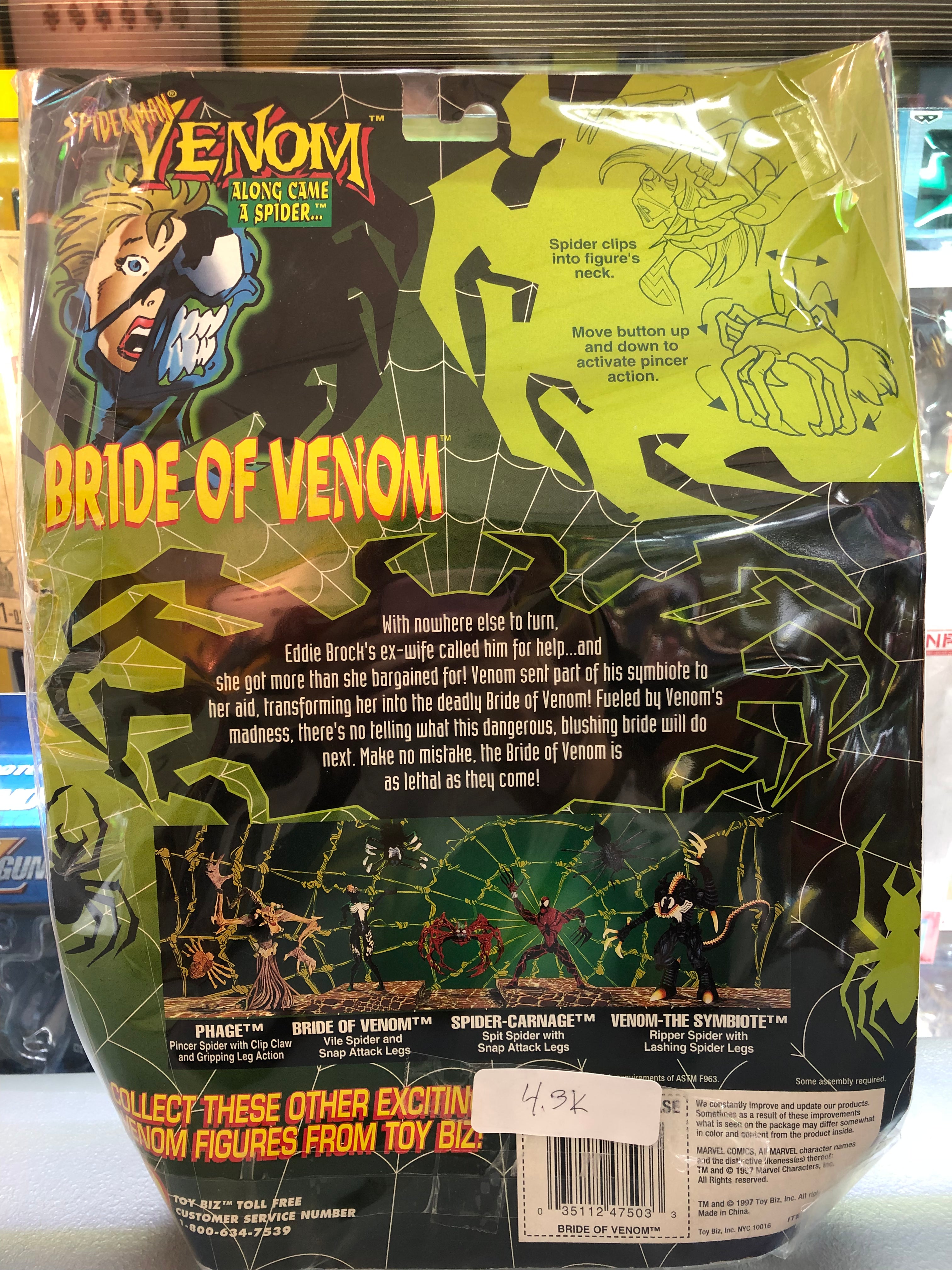 Marvel Bride of venom along came a spider