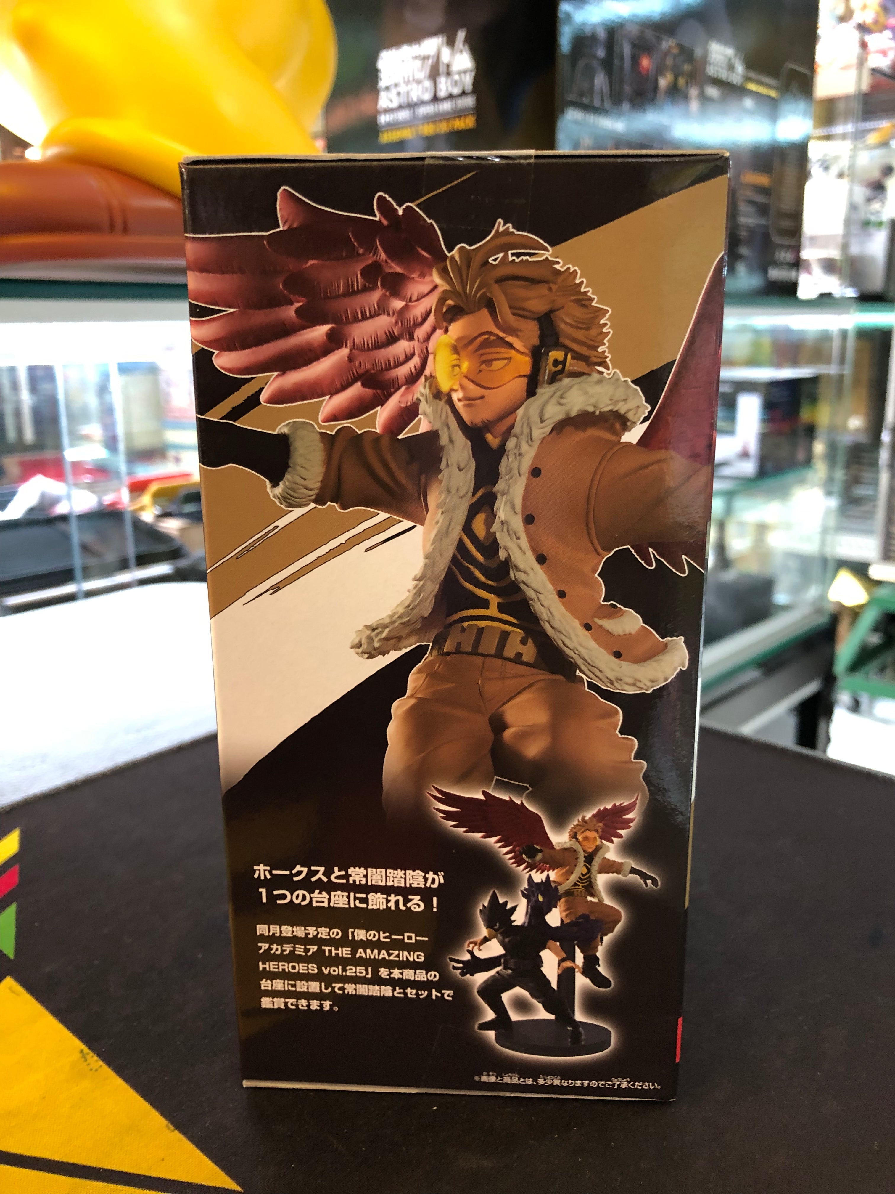 my hero academia the  amazing heroes vol.24 hawks toy figure