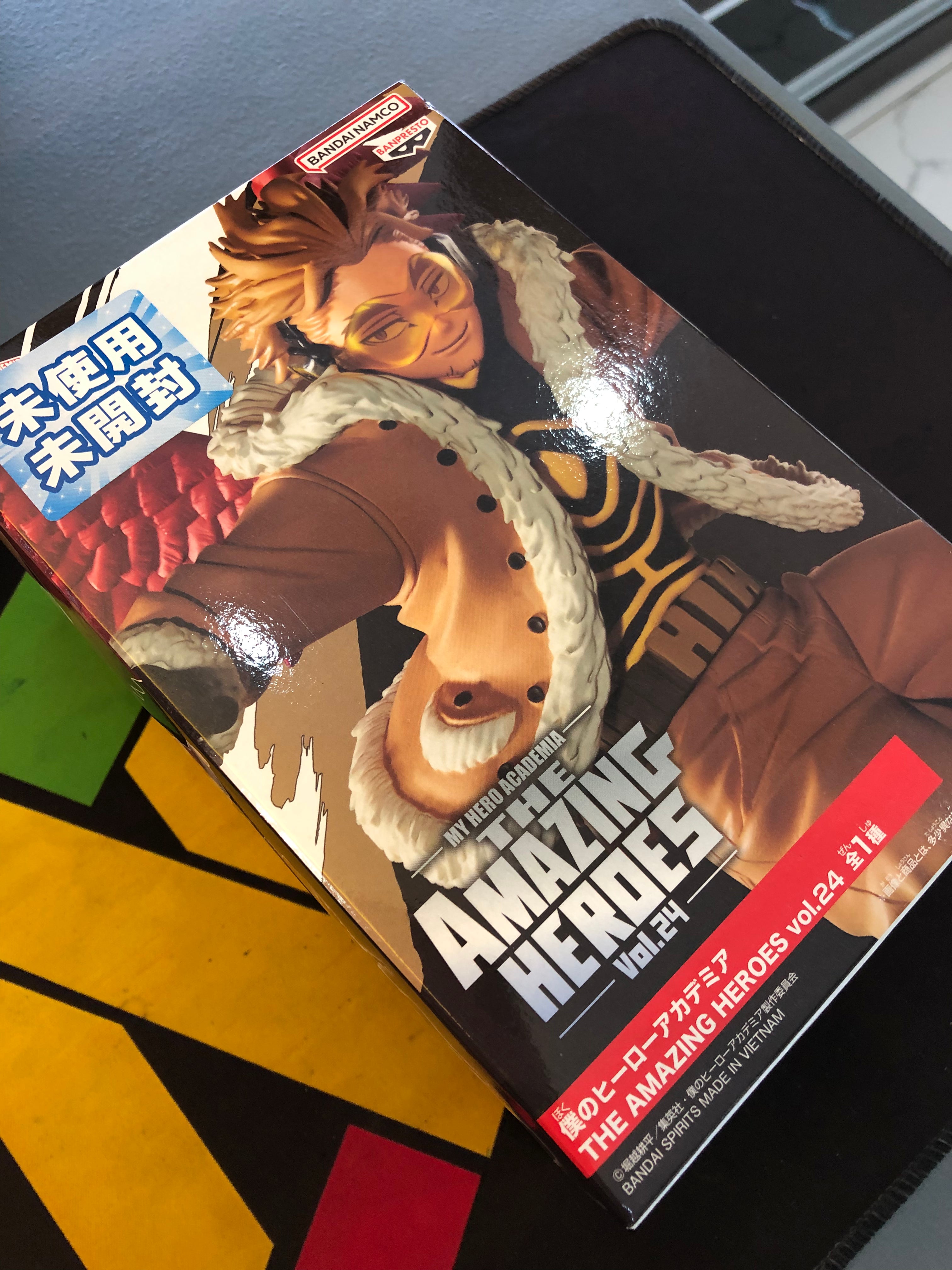 my hero academia the  amazing heroes vol.24 hawks toy figure